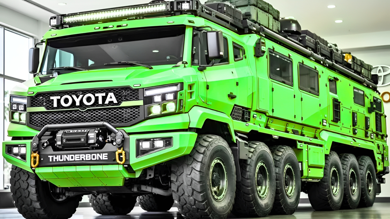 Toyota Thunderbone 12×12 2026: Potencia Militar y Lujo Extremo en un Solo Vehículo
